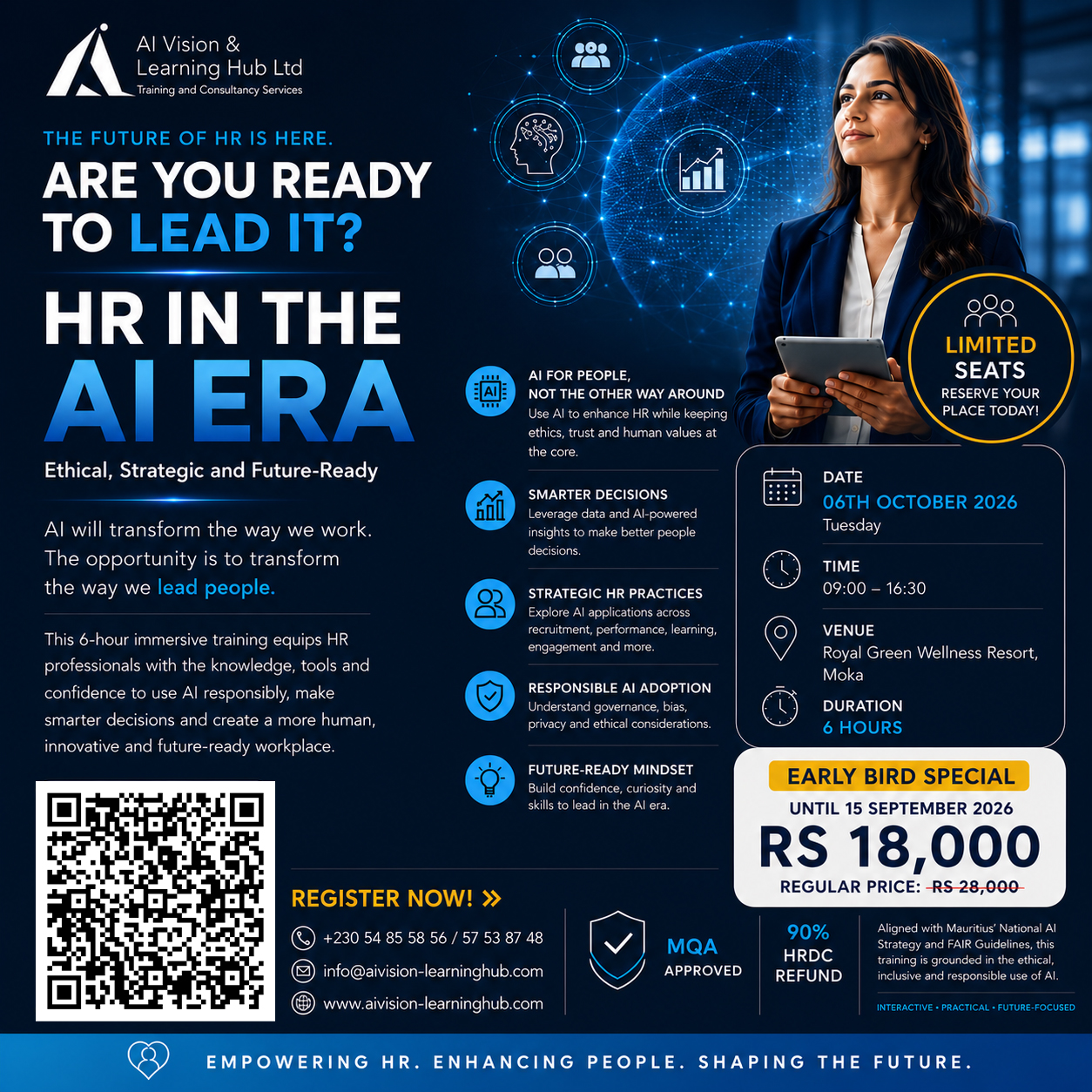 HR in the AI Era, 06 October 2026, Royal Green Wellness Resort, Moka